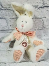 Boyds Bears Collection Plush Rabbit White 10 Inch 1988/2000 Easter Kids Gift - $23.92