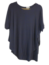 APRICOT Women&#39;s Size Medium  8 US/ 12 UK  Shirt High Low Short Sleeved Purple - £7.18 GBP
