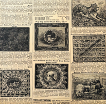 1901 Plush Robes Reproduction Advertisement Sears Fashion Accessories DWW9A - $28.16 CAD