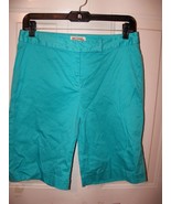 MICHAEL Michael Kors Stretch Light Blue Bermuda Dress Shorts Size 4  EUC - £18.26 GBP