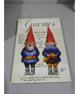 1977 Vtg GNOMES Soft Cover book Poortvliet Huygen V. Good Forest Gnomes ... - $730.52 MXN