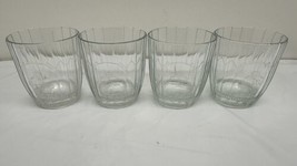 Crown Royal Glasses Set/4 Low Ball Whiskey Rocks Est 1939 Cursive Logo B... - £15.09 GBP