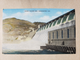 Vintage Postcard - Grand Coulee Dam Series Card # 219 - Western Souvenirs - £11.76 GBP