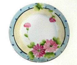 Antique Marked E-OH NIPPON China Saucer Dish Plate Hand Painted Floral 1... - £20.72 GBP