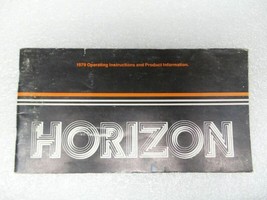 HORIZON   1979 Owners Manual 16538 - £13.24 GBP