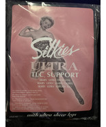Silkies Ultra TLC Support Sheer Nylon Stockings PantyHose Vintage Queen ... - $109.79 MXN
