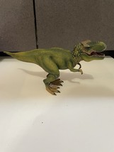 Schleich Green Tyrannosaurus T-Rex Dinosaur Figure 11&quot; w/ Movable Jaw D-73527 - £21.03 GBP