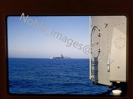 1967 Six-Day War USS Hancock Aircraft Carrier Mediterranean Kodachrome Slide - £3.56 GBP