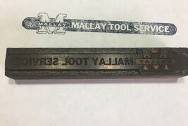 Letterpress Printing Block  Mallay Tool Service - €6,21 EUR