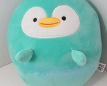 Artbox G. Friends plush Hug Me green round oval penguin duck bird 9&quot; FUR... - $41.57