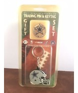 NFL DALLAS COWBOYS 1999 TRADING PIN PINBACK &amp; KEYTAG KEYCHAIN NEW &amp; SHIP... - $17.28 CAD