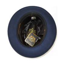 Men Bruno Capelo Hat Australian Wool Crushable Center Dent CHICAGO Ch302 Navy image 3
