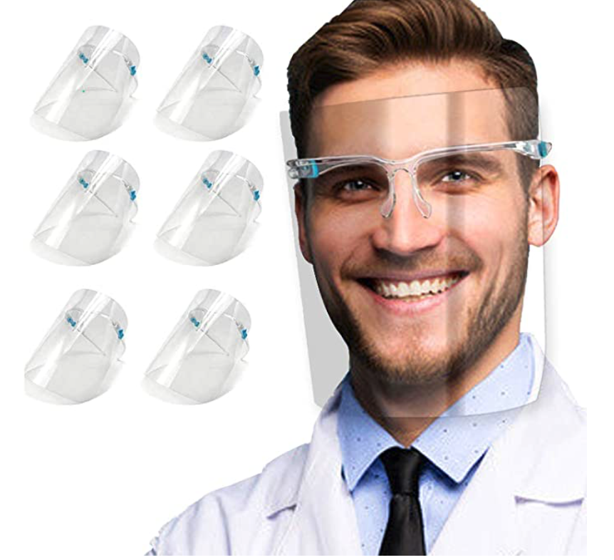 Pack of 10 Face Shield w/ Glasses Face Shield Visor Face Shield for Hosp... - $9.89