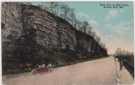 Cliff Drive Kansas City Missouri MO Postcard 1919 West End Camden New Jersey - £2.34 GBP