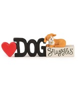 Dog Snuggles Message Block - Dog Figurine - $17.59 CAD