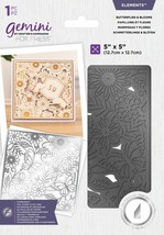 Gemini Foil Stamp N Cut Die Create-a-Card - Butterflies &amp; Blooms NEW 694236 - $26.47