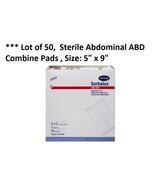 50 Count Hartmann Sorbalux Abdominal Pad ABD Pads Sterile 5 X 9, high ab... - £18.68 GBP