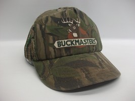 Buckmasters Buck Deer Camo Hat Camouflage Snapback Trucker Cap Made USA - $19.99