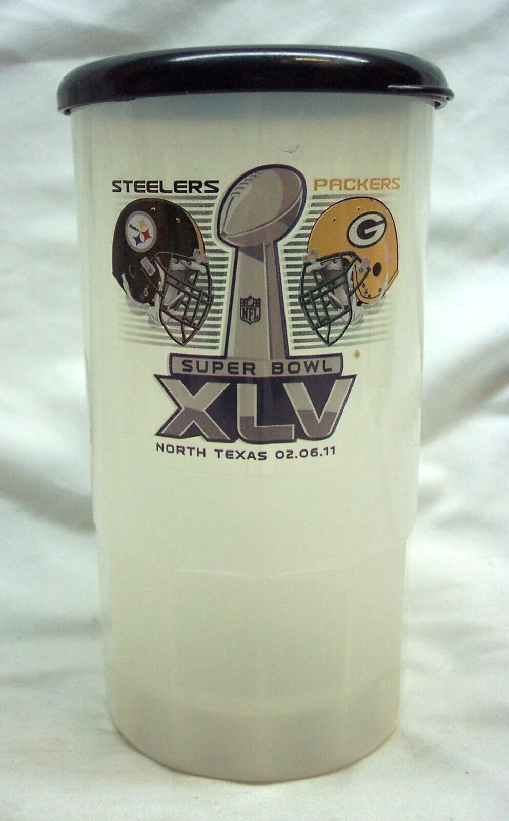 SUPER BOWL XLV Pittsburgh Steelers Vs Green Bay Packers NFL Football Mug CUP - $16.34
