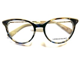 Longchamp Eyeglasses LO2667 433 Tortoise Beige Gold Round 51-18-140 Demo... - $54.45