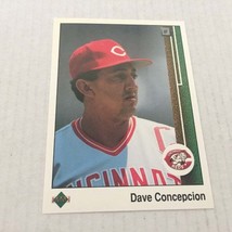 1989 Upper Deck Cincinatti Reds Dave Concepcion Trading Card #196 - $2.99