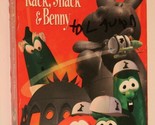 Veggie Tales VHS Tape Rack Shack &amp; Benny Red Sleeve Children&#39;s Video - $3.96