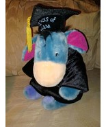 Disney Store Graduation Sm Eeyore Plush 12&quot; Class Of 2004 04 Black Cap &amp;... - £21.41 GBP