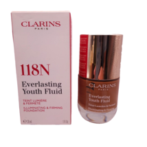 Clarins Everlasting Youth Fluid Illuminating Firming Foundation 118N - $9.89