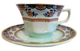 Adams Calyx Ware English Ironstone Shalimar  Tea Cup And Saucer Made In England  - £18.10 GBP