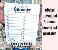 Summer Bucket List Printable: Fun Family Activities (Digital Download) - $3.00