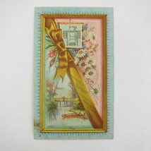 Victorian Trade Card New Home Sewing Machine Orange Massachusetts Antiqu... - $9.99