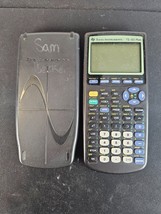 Texas Instruments TI83 Plus Graphing Calculator with Cover - Tested / Wo... - €16,78 EUR