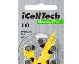 iCellTech Mercury Free Hearing Aid Batteries Size 10 (60 Batteries) - $25.15
