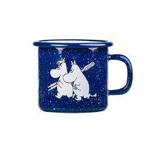 Muurla Moomin Sailors Blue Enamel Mug 0.25 L - £22.11 GBP