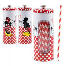 Mickey and Minnie Mouse Straw Holder Multi-Color - £14.13 GBP
