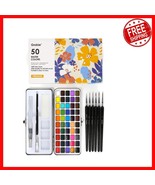 50 Vibrant Colors Watercolor Paint Set - Portable Art Supplies with Deta... - $668.91 MXN