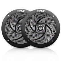 Pyle PLMRS6B.5 Waterproof Rated Marine Speakers, Low-Profile Speaker Pai... - £65.57 GBP