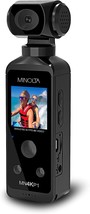 4K Ultra Hd Wi-Fi Pocket Camcorder From Minolta, Model Number Mn4Kp1. - $1,886.13 MXN