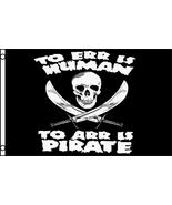 To Err Is Human To Arr Is Pirate Flag with Grommets - 3x5 - €10,34 EUR