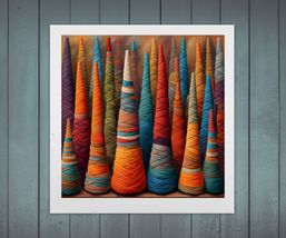 The Knitter&#39;s Dream Art Poster Print 23 x 23 in - £24.76 GBP