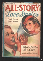 All-Story Love Stories 11/14/1936-romantic love stories-G/VG - £70.69 GBP