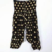 NEW - Black &amp; Gold Dhoti Pants - One Size - £22.04 GBP