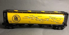 MTH Rail King 30-75164 Pittsburgh Lake Erie 4-Bay Cylindrical Hopper Map... - $68.60