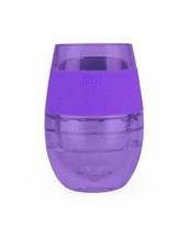 Wine Freeze 7421 Stemless Glass 8.5 oz Purple w/ Lid - £13.99 GBP
