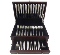 Debutante by Wallace Sterling Silver Flatware Set For 12 Service 63 Pieces - $3,366.00