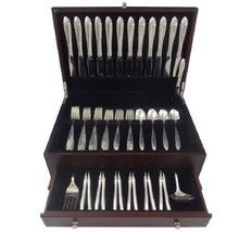 Debutante by Wallace Sterling Silver Flatware Set For 12 Service 63 Pieces - £2,659.40 GBP