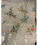 Vintage Karen Carson Creations Polyfab Scented Drawer Lining Birds Floral - $8.83