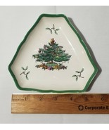 Spode Christmas Tree Trinket Tray Dish Scalloped S3324-H 6” X 5” England... - $184.96 MXN