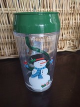 Snowman Cup With Straw - $12.03 CAD