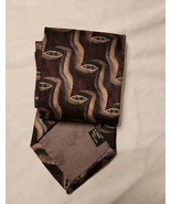Btg Joseph Feiss Inc Maroon And Brown Silk Tie - $12.03 CAD